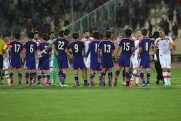 صلح بعد از جنگ خونین/عکس بازی ایران و ژاپن