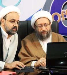 ورود قوه قضائیه به فضای چت/ ۲۶۰۰ قاضی آن لاین شدند آملی لاریجانی/2