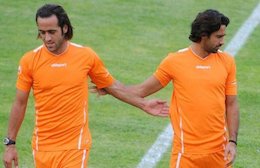 علی کریمی و فرهاد مجیدی مقابل زیدان و ستارههای رئال مادرید! علی کریمی و فرهاد مجیدی