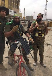 عکس/ دوچرخهسواری ابوعزرائیل  ابوعزراییل