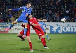 لحظه گلزنی سردار آزمون برای روستف/عکس سردار آزمون