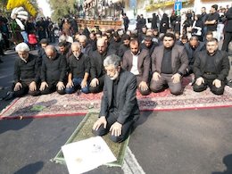 تصاویر/حدادعادل در نماز ظهر عاشورا حدادعادل