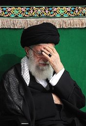 عزاداری شام‌ غریبان در حضور رهبری