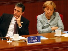 رهبران سیاسی جهان در حال چُرتزدن/تصاویر آنگلا مرکل