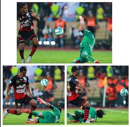 آیا گل پرسپولیس در دربی ناسالم بود؟+عکس گل پرسپولیس