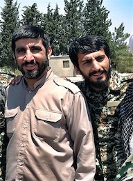 دلنوشته مداح معروف برای شهید مدافع حرم/عکس  شهید مصطفی صدرزاده و مهدی سلحشور