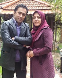 تیپ پاییزی مجری ورزشی و همسرش/عکس المیرا شریفی مقدم