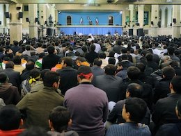 دیدار دانشجویان و دانش آموزان با رهبرانقلاب