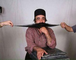 درازترین سبیل ایران/عکس درازترین سبیل ایران