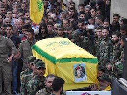 تشیع پیکر مطهر فرمانده برجسته حزبالله/تصاویر تشییع شهید حاج علی حسين حمد بلحص