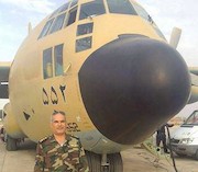 افسر سوری با هواپیمای ایرانی