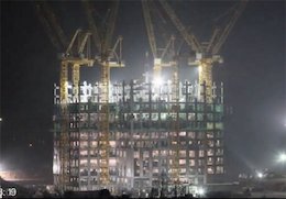 ساخت آسمانخراش در ۱۹ روز! /عکس آسمانخراش