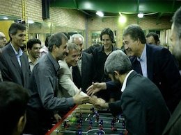فوتبال دستی مایلی کهن و ناصر حجازی/عکس مایلی کهن و ناصر حجازی