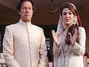 عمران خان و همسرش