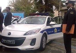پلیس مزدا سوار شد+عکس مزدای پلیس