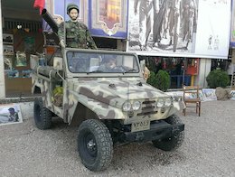 صادرات خودروی نظامی ایران به سوریه+عکس خودروی نظامی ایران