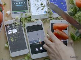 آخرین تکنولوژی؛ موبایلی که می توان روی آن سبزی خرد کرد! گوشی سبزی خوردن کن
