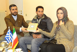 تشرفت دختر یونانی به اسلام+تصاویر  تشرفت دختر یونانی به اسلام