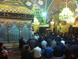 حرم حضرت رقیه(س) در شب شهادتش/عکس حرم حضرت رقیه(س)