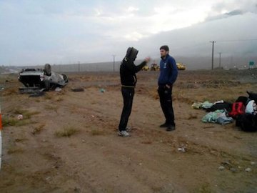 سانحه هولناک برای ملی پوشان+عکس  سانحه هولناک برای ملی پوشان