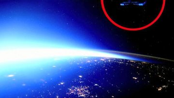 بشقاب پرنده یا خطای دید؟/عکس  بشقاب پرنده