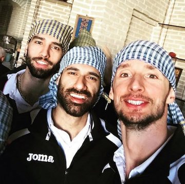 سلفی محمد موسوی با لژیونر لهستانی/عکس محمد موسوی