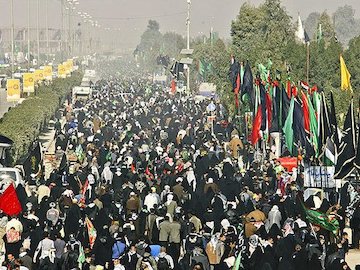 ازدحام بی سابقه زائران اربعین در نجف اشرف نجف 43