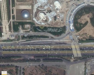 گوگل تهران را بهتر از ما می بیند!/عکس  گوگل مپ