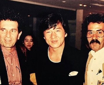 خسرو شکیبایی در کنار جکی چان/عکس خسرو شکیبایی و جکی چان