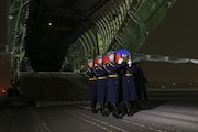 استقبال از پیکر خلبان روسی