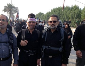 سیاستمداران ایرانی در پیادهروی اربعین+تصاویر سیدمحمد حسینی