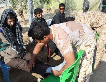 پاسخی به شایعه پراکنی علیه خادمین اربعین حسینی نظامیان و زائران اربعین