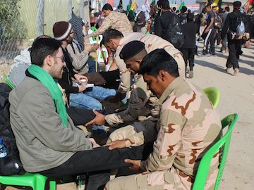 تفاوت نظامیان عراقی امروز و دیروز/تصاویر نظامیان و زائران اربعین