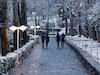 برف پاییزی در تهران