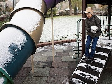 بیشترین بارش برف در کدام منطقه تهران بود؟  برف پاییزی در تهران