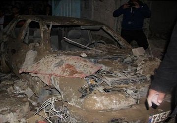انفجار گاز شهر صفادشت را لرزاند+تصاویر  انفجار گاز
