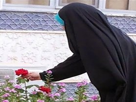 سبکی برای آرایش دختران چادری! چادر43