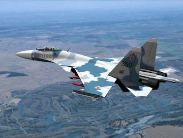 گران ترین تفریح دنیا/عکس جنگنده روسی