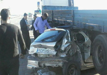 نجات معجزه آسای چهار سرنشین پژو!/عکس تصادف