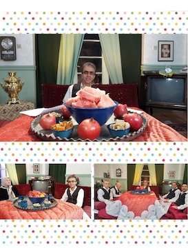 اجرای برنامه تلویزیونی زیر کرسی!+عکس رضا رفیع