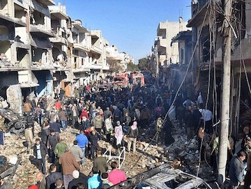 لحظه وحشتناک انفجار تروریستی داعش/تصاویر  انفجار تروریستی داعش