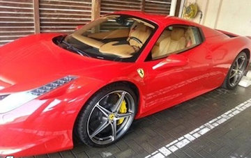 فراری ۱۰ میلیاردی در ایران/عکس فراری اسپایدر