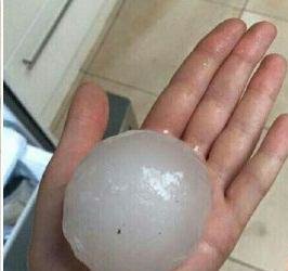 بارش بزرگترین تگرگ در سیدنی/عکس  تگرگ