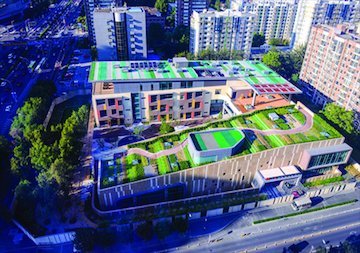 سبزترین مهدکودک دنیا/عکس سبزترین مهدکودک دنیا