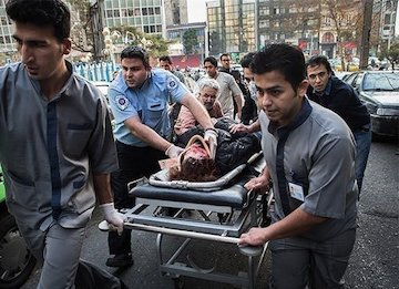 جان دادن دختر جوان در ۲۰ قدمی بیمارستان!/تصاویر (۱۸+)  تصادف خونین