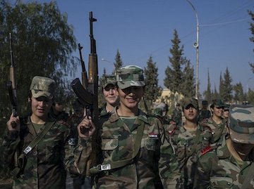  زنان تکاور ارتش سوریه