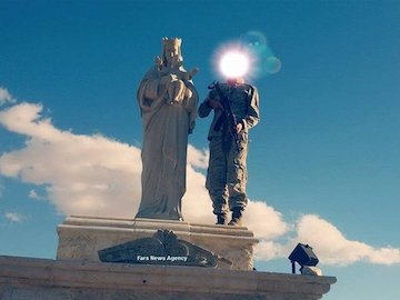 پاسداری نیروهای حزب الله از مسیحیان/تصاویر حزب الله و معلولا