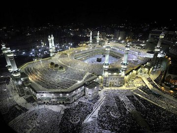 نمایی شگفت انگیزاز خانه خدا+تصاویر  کعبه