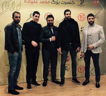 موسوی و شهرام محمودی در کنسرت/عکس موسوی و شهرام محمودی