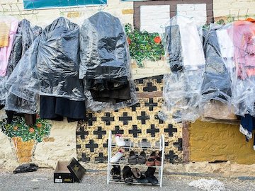 دیوار مهربانی در منطقه ۲ تهران/عکس  دیوار مهربانی